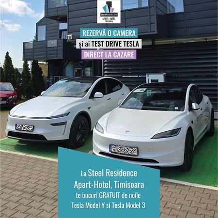 Apartments Steel Residence- Tesla Drive Experience Temeşvar Dış mekan fotoğraf