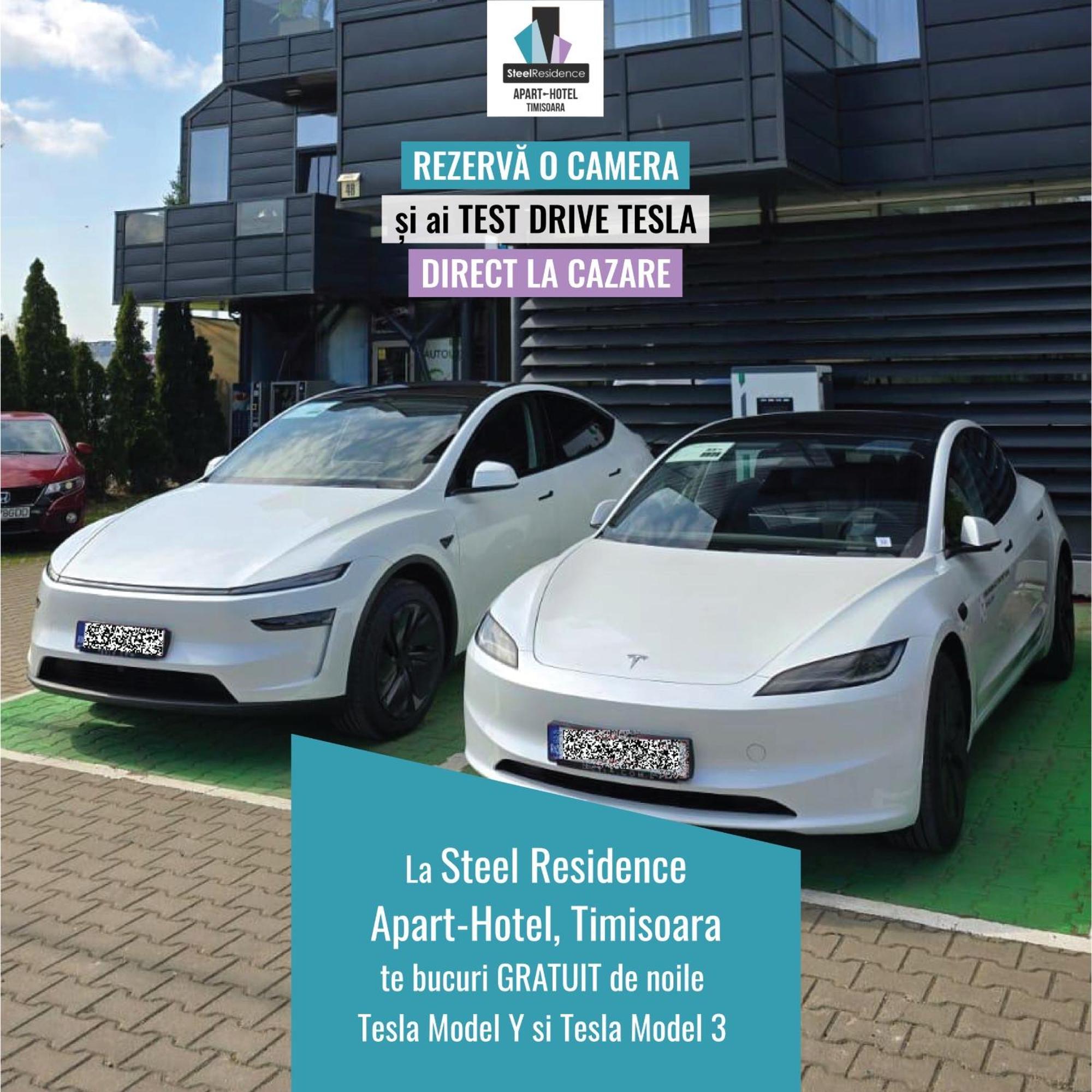 Apartments Steel Residence- Tesla Drive Experience Temeşvar Dış mekan fotoğraf